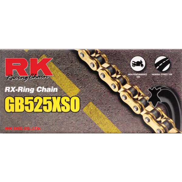 RK RK GB525XSO X 110 CHAIN GOLD [RX]